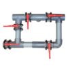 MANIFOLD SENCILLO 4" CON 5 VALVULAS