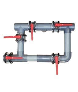 MANIFOLD SENCILLO 4" CON 5 VALVULAS