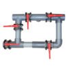 MANIFOLD SENCILLO 6" CON 5 VALVULAS
