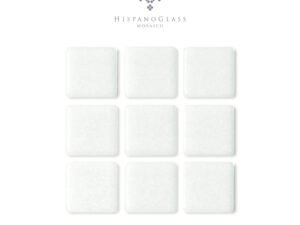 MOSAICO HISPANO GLASS NIEBLA BLANCO N3000 (CAJA 2M2)