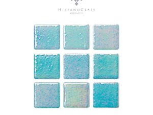 MOSAICO HISPANO GLASS NIEBLA IRIS CELESTE NI3804