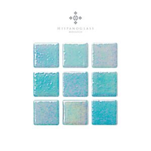 MOSAICO HISPANO GLASS NIEBLA IRIS CELESTE NI3804