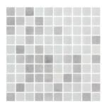 MOSAICO HISPANO GLASS MEZCLA BRUMA GRIS/BLANCO