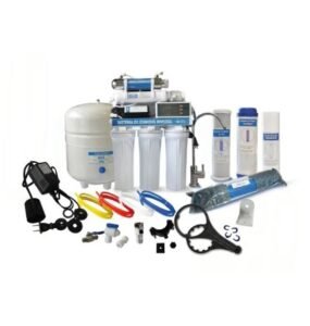 OSMOSIS INVERSA AQUEX 100 GPD, 6 ETAPAS, CON BOMBA, TDS, UV