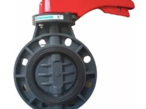 VALV. MARIP. SURE-TUFF S-BYCS, PVC/PVC/EPDM/SS410, 6'', PALANCA ROJA