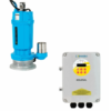 Motobomba Sumergible 2" y 75m carga maxima 0-250 lpm