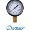 MANOMETRO AQUEX 0-100 PSI CONEX 1/4