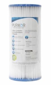 Filtros cartucho plegable para sedimentos