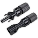 Par de Conectores MC4 1 Hembras/1 Macho cable 14-10 AWG, 1500 Vdc