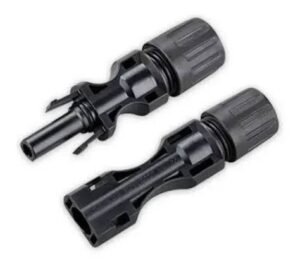 Par de Conectores MC4 1 Hembras/1 Macho cable 14-10 AWG, 1500 Vdc