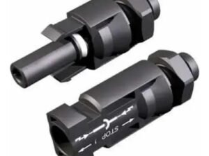 Par de Conectores Fijos MC4 1 Hembras/1 Machos cable 14-10AW 1500 Vdc